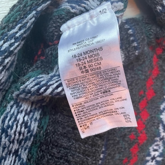 Baby Gap Sweater Boys size 18 24 Months - Picture 16 of 16